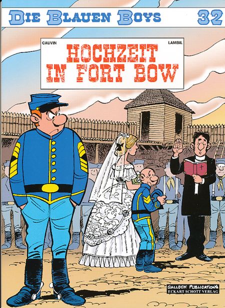 Die Blauen Boys 32: Hochzeit in Fort Bow - Das Cover