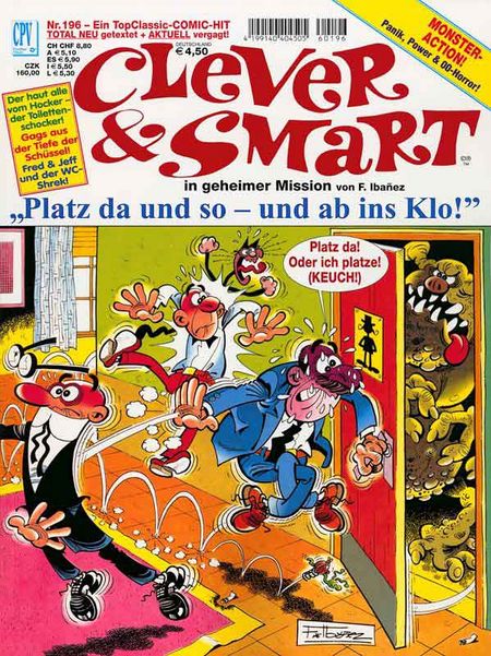Clever & Smart 196: Platz da und so - und ab ins Klo! - Das Cover
