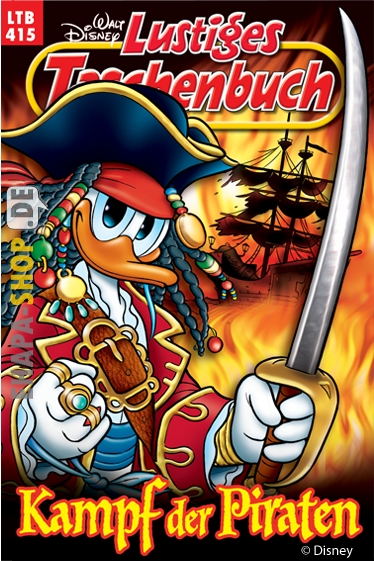 Lustiges Taschenbuch 415: Kampf der Piraten - Das Cover
