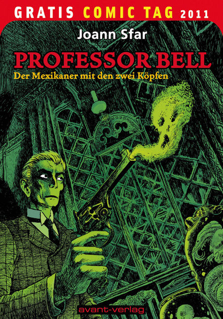 Professor Bell: Der Mexikaner mit den zwei Köpfen - Das Cover