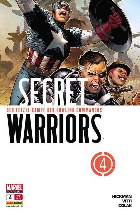 Secret Warriors 4: Die letzte Schlacht des Howling Commandos - Das Cover