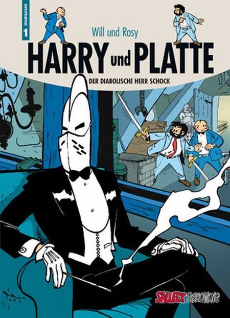 Harry und Platte Gesamtausgabe 1: Der diabolische Herr Schock  - Das Cover