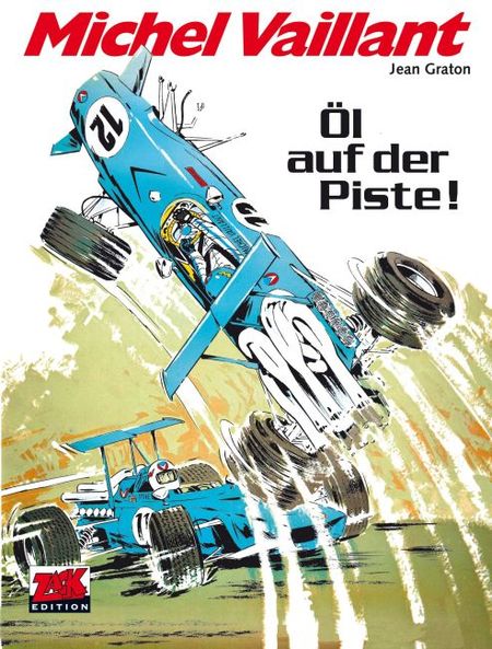 Michel Vaillant 18: Öl auf der Piste! - Das Cover