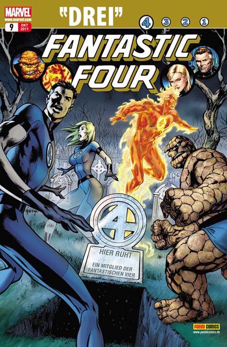 Fantastic Four 9: Drei - Das Cover