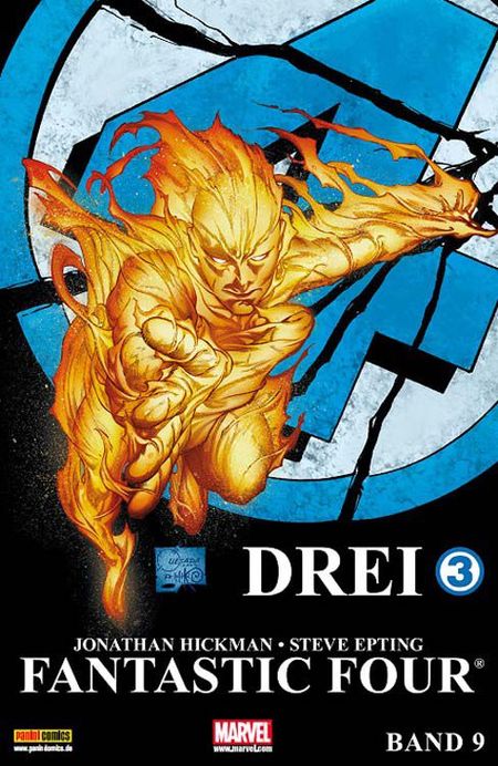 Fantastic Four 9: Drei Variant - Das Cover