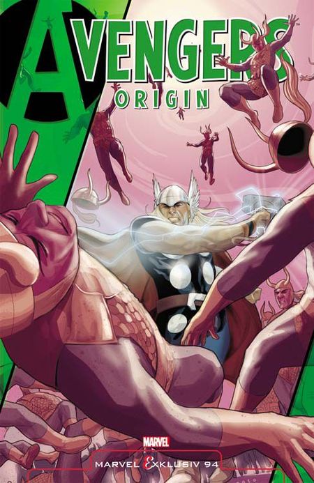 Marvel Exklusiv 94: Avengers Origin (HC) - Das Cover