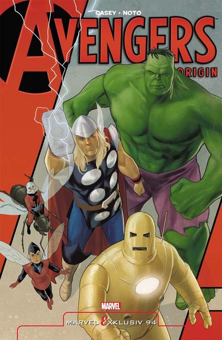 Marvel Exklusiv 94: Avengers Origin (SC) - Das Cover