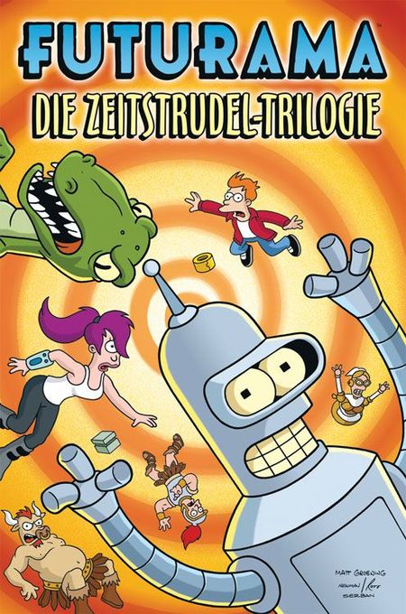 Futurama Sonderband 3: Die Zeitstrudel-Trilogie - Das Cover