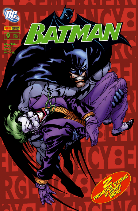 Batman Sonderband 9: Ein Notfall in Gotham - Das Cover