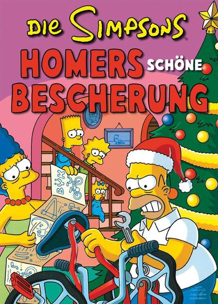 Simpsons Weihnachtsbuch 2: Homers schöne Bescherung - Das Cover