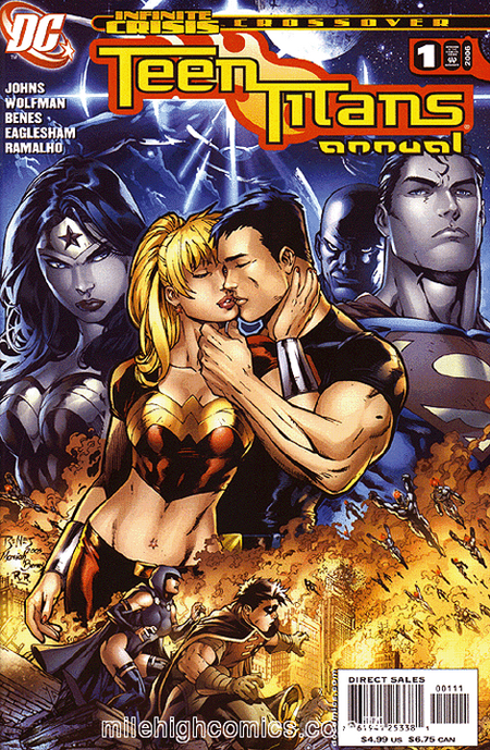 Teen Titans Sonderband 10: Liebe und Krieg - Das Cover