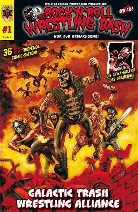 The Rock'n'Roll Wrestling Bash - Das Cover