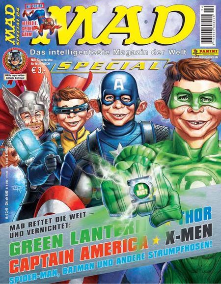 Mad Special 24: Superhelden - Das Cover