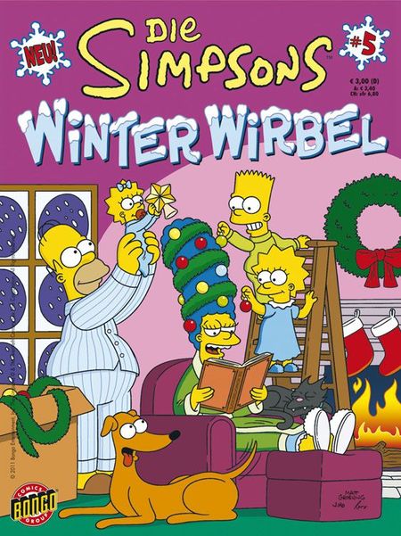 Simpsons Winter Wirbel 5 - Das Cover