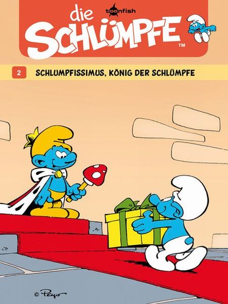 Die Schlümpfe 02: Schlumpfissimus, König der Schlümpfe - Das Cover