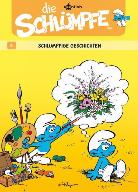 Die Schlümpfe 08: Schlumpfige Geschichten - Das Cover