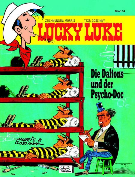 Lucky Luke 54: Die Daltons und der Psycho-Doc - Das Cover