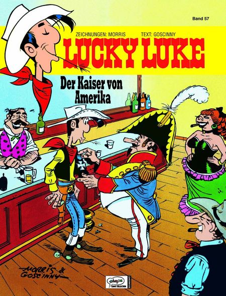 Lucky Luke 57: Der Kaiser von Amerika - Das Cover