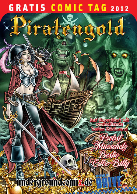 Piratengold - Gratis Comic Tag 2012 - Das Cover