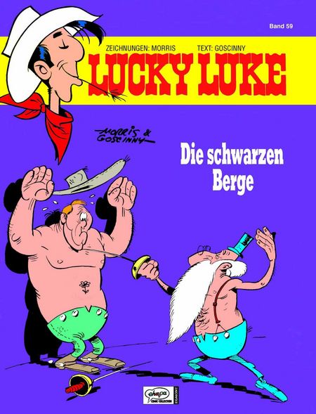 Lucky Luke 59: Die schwarzen Berge - Das Cover
