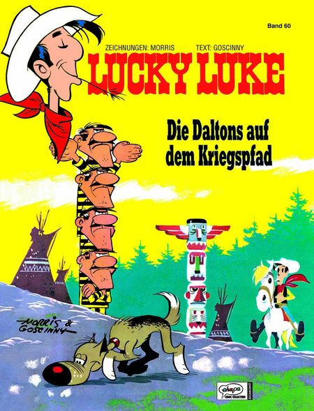 Lucky Luke 60: Die Daltons auf dem Kriegspfad - Das Cover