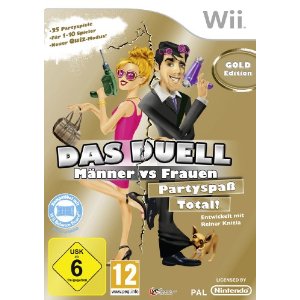 Das Duell - Männer vs. Frauen: Partyspaß Total! - Gold Edition [Wii] - Der Packshot