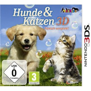Hunde & Katzen 3D: Tierisch verspielt! [3DS] - Der Packshot