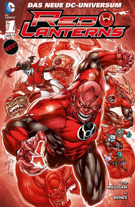 Red Lanterns 1: Blut und Zorn - Das Cover