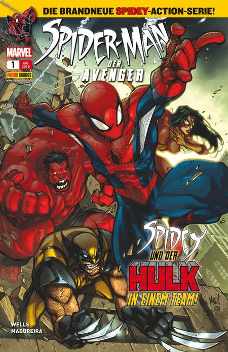 Spider-Man, der Avenger 1 - Das Cover