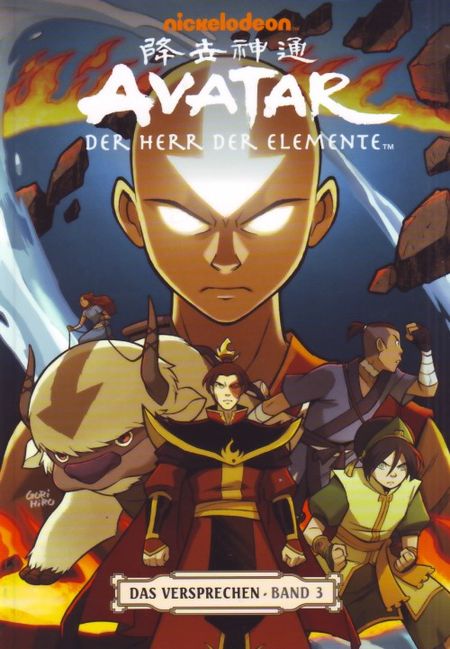 Avatar: Der Herr der Elemente - Das Versprechen: Band 3 - Das Cover