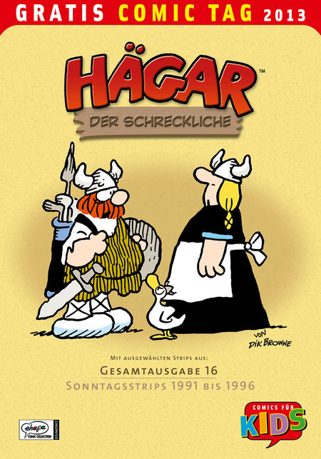 Gratis Comic Tag 2013: Hägar - Das Cover