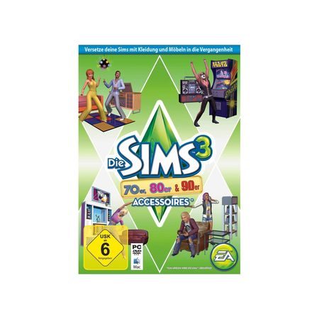Die Sims 3 Add-on: 70er, 80er & 90er- Accessoires [PC] - Der Packshot