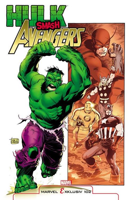 Marvel Exklusiv 102: Hulk Gegen Avengers HC - Das Cover