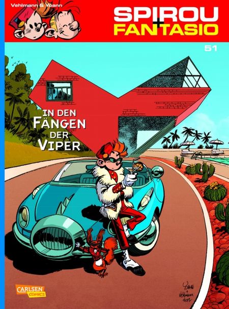 Spirou & Fantasio 51:  In den Fängen der Viper - Das Cover