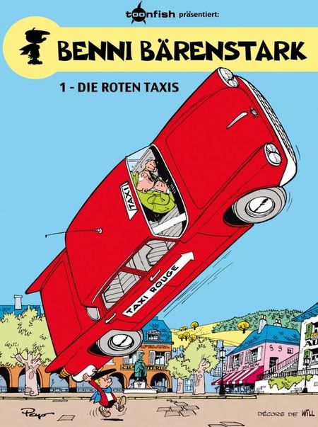 Benni Bärenstark 1: Die roten Taxis - Das Cover