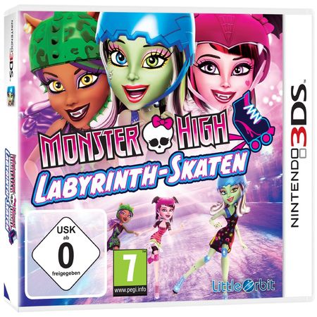 Monster  Hight: Labyrinth-Skaten [3DS] - Der Packshot