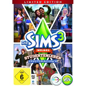 Die Sims 3 Add-on: Wildes Studentenleben - Limited Edition [PC] - Der Packshot