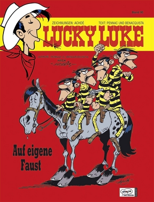 Lucky Luke 90: Auf eigene Faust - Das Cover