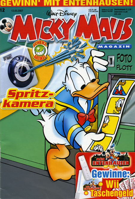 Micky Maus 12/2007 - Das Cover