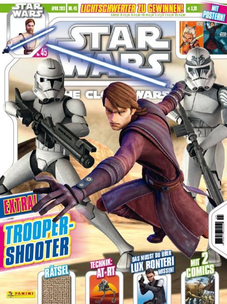 Star Wars The Clone Wars Magazin 45 - Das Cover