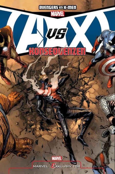 Marvel Exklusiv 104: Avengers vs. X-Men - Konsequenzen SC - Das Cover