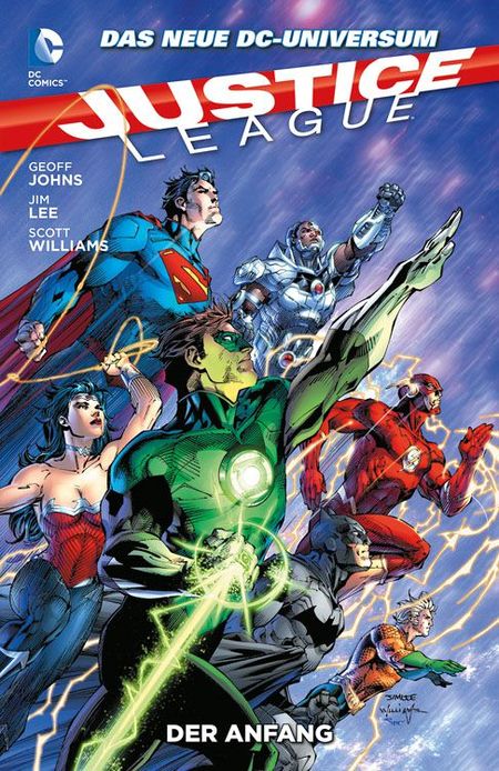 Justice League Paperback 1: Der Anfang SC - Das Cover