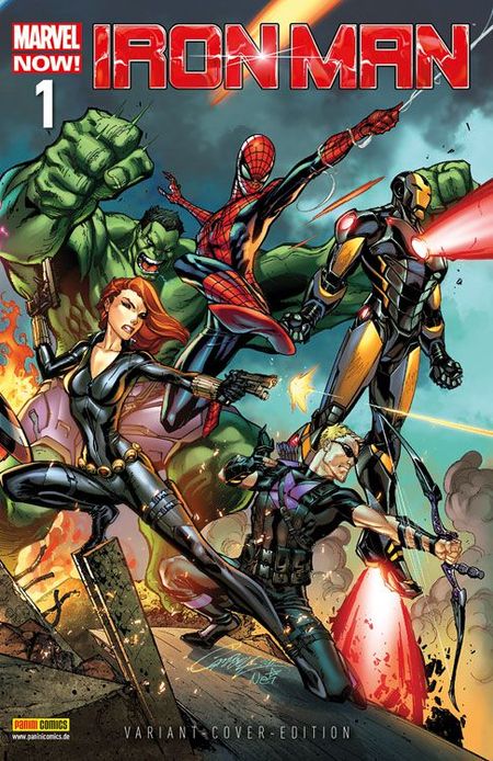 Iron Man/Hulk 1 Variant - Das Cover