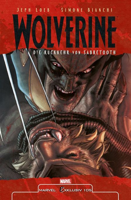 Marvel Exklusiv 105: Wolverine vs Sabretooth HC - Das Cover