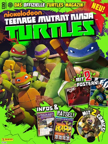 Teenage Mutant Ninja Turtles Magazin 3 - Das Cover