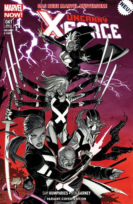 Uncanny X-Force 1Variant - Das Cover