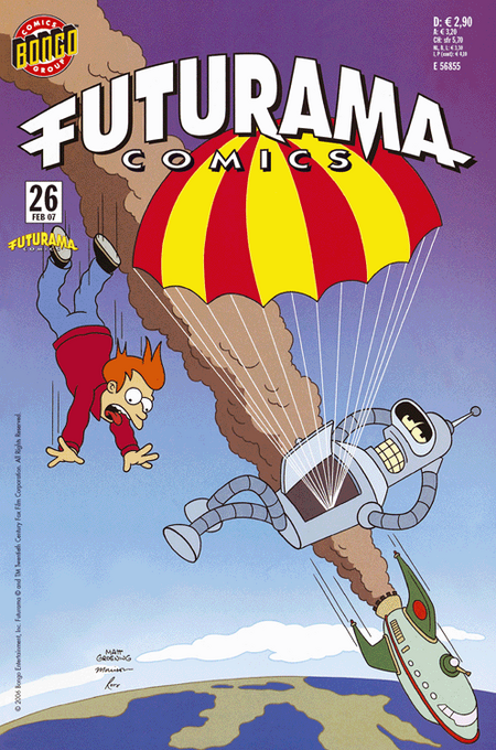 Futurama Comics 26 - Das Cover