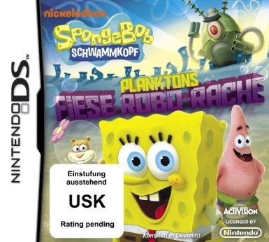 Spongebob Schwammkopf: Planktons fiese Robo-Rache (DS) - Der Packshot