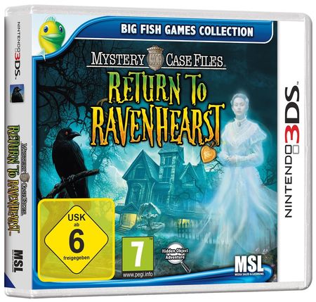 Mystery Case Files: Ravenhearst (3DS) - Der Packshot