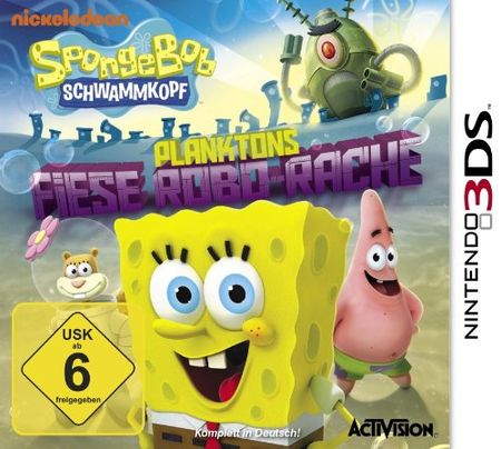 Spongebob Schwammkopf: Planktons fiese Robo-Rache (3DS) - Der Packshot